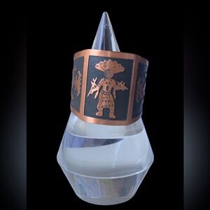 Native American Pueblo Kachina Spirit Dancer Solid Copper Cuff Bracelet Jewelry